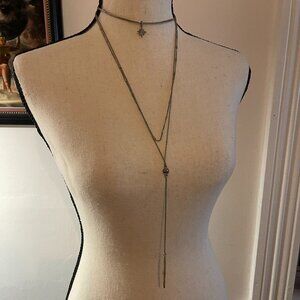 Long layered necklace